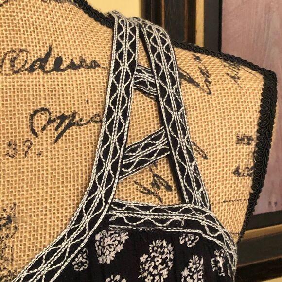 DEX Floral Rayon Dress size S EUC - Picture 3 of 5